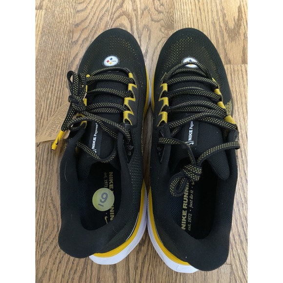 Nike Air Zoom Pegasus 41 Pittsburgh Steelers Running Shoes FZ5097-001 Size 9